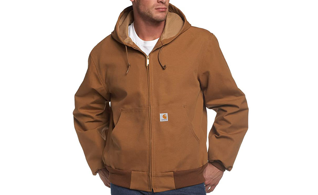 Duck jacket with thermal lining