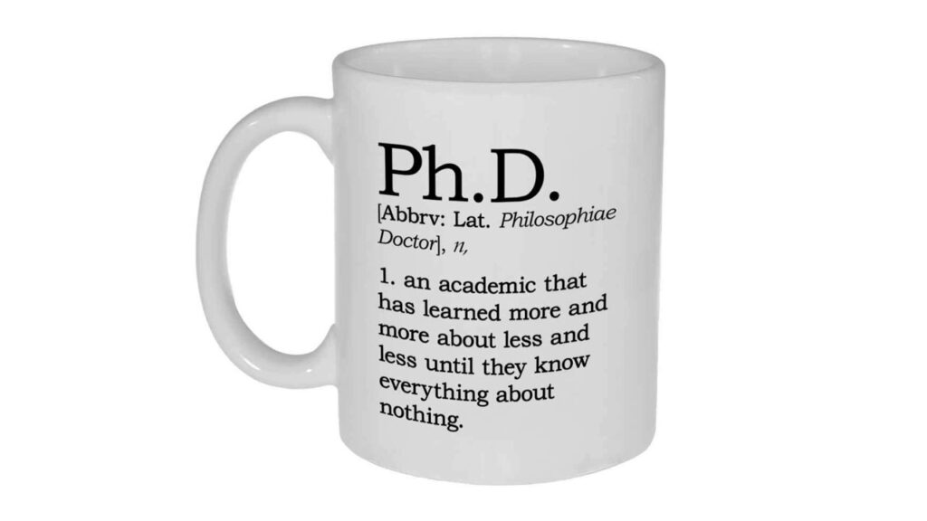 11oz PhD Definition Coffee Mug