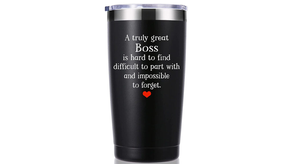 Boss Gifts 20 OZ Tumbler A Truly Great Boss