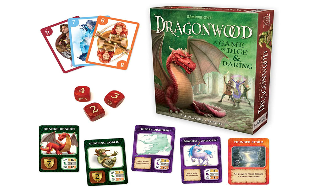 Dragonwood Game Dice Daring Board