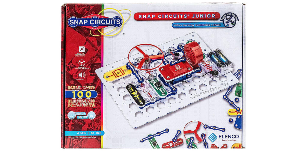 snap circuits jr. sc-100 electronics exploration kit